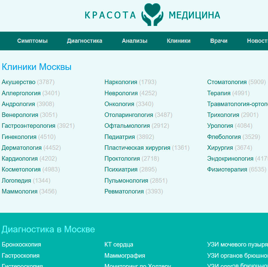 Изображение товара Рекламные отзывы на krasotaimedicina.ru